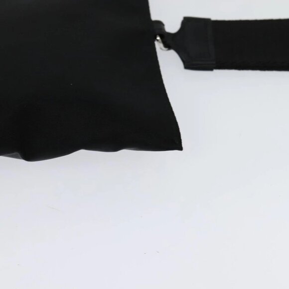 BURBERRY Pouch Nylon Black Silver Auth 118845 - Picture 7 of 16